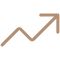 Stila2 Growth up arrow stats